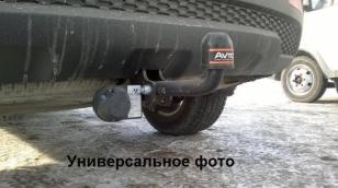 Фаркоп для Hyundai Accent (ТаГаз) 1999-2012 съемный крюк на двух болтах 1100кг Автос