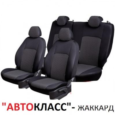 Чехлы на сидения Nissan Tiida (2004-2014) жаккард Автокласс