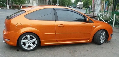 Дефлекторы окон (ветровики) Ford Focus II Hb 3d 2004-2011"EuroStandard" (Форд Фокус) Кобра Тюнинг